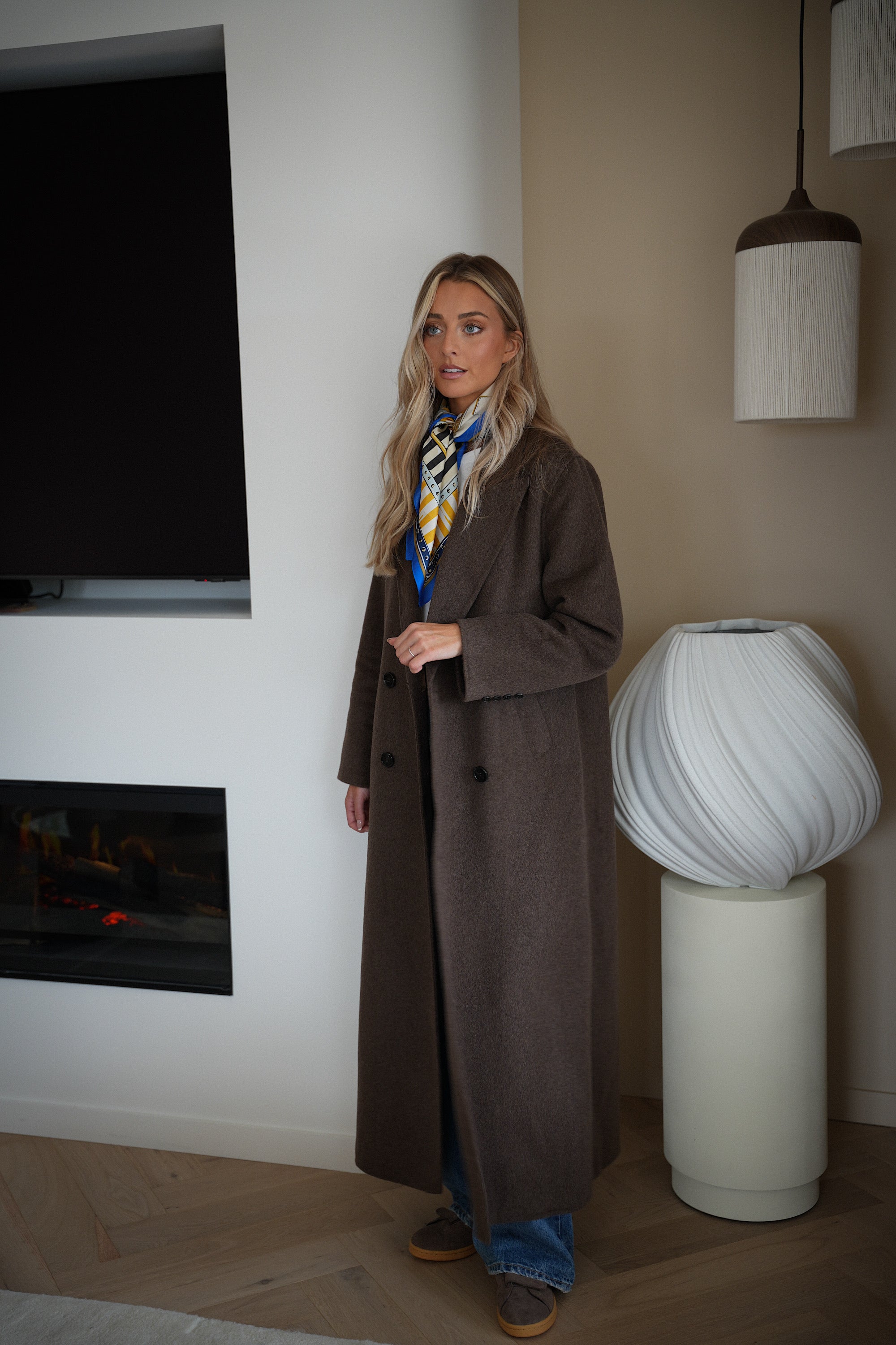 Isabel chocolat - Manteau long