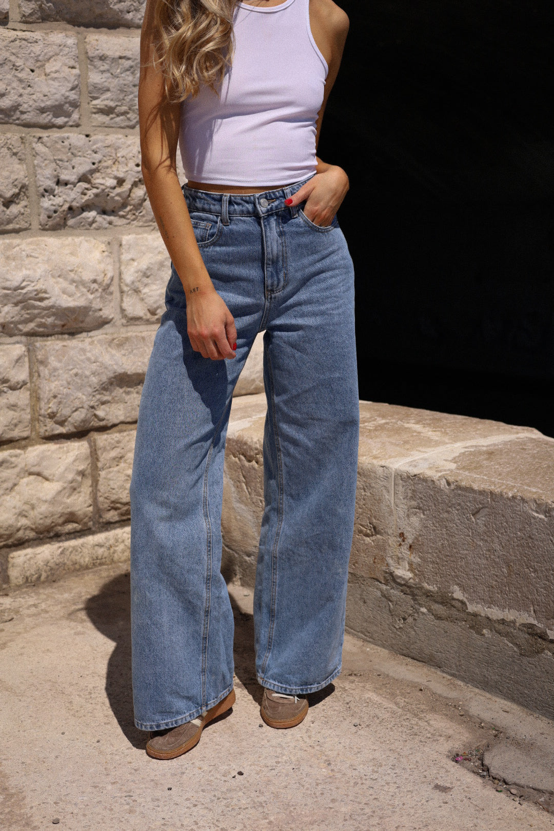 Meridie bleu - Jean droit