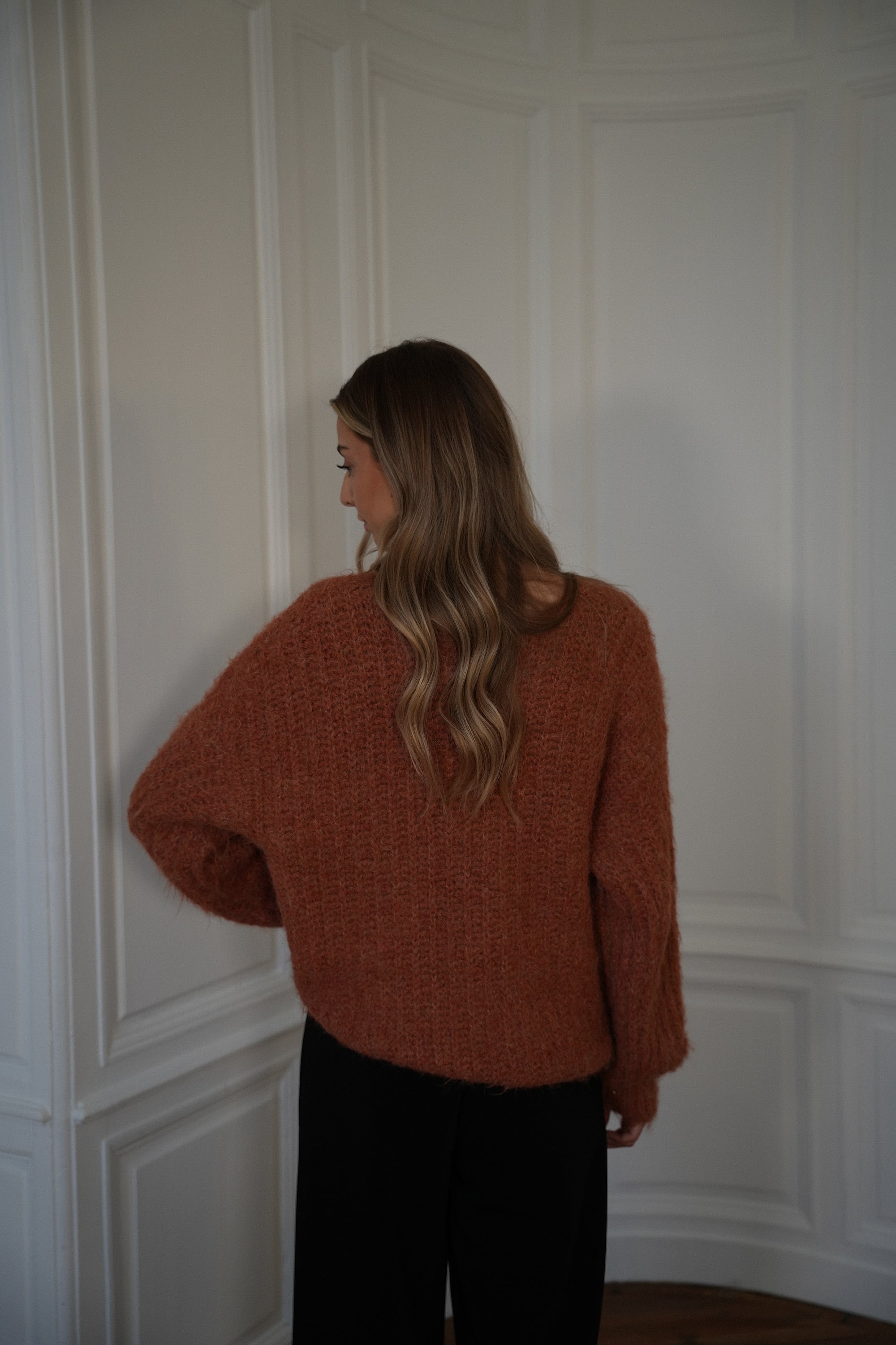 Lila terracotta - Pull ample