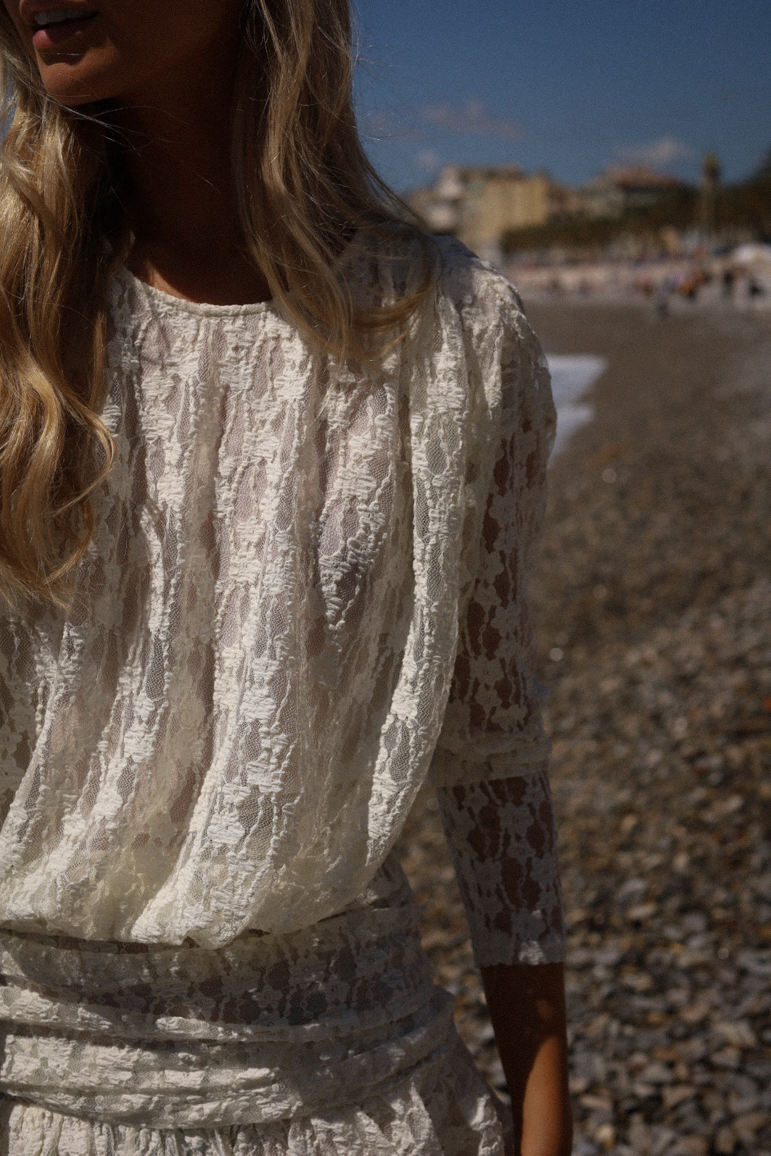 Liv écrue - Robe dentelle