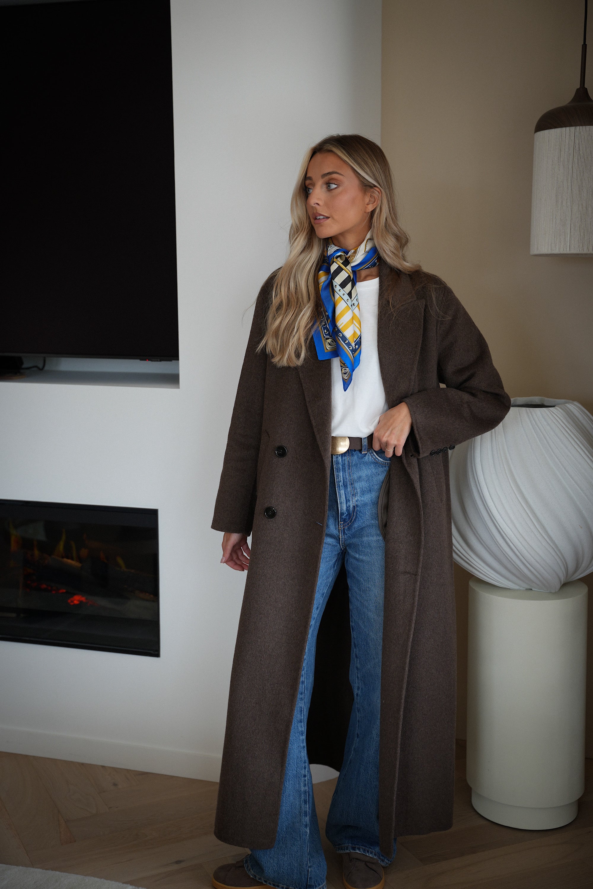 Isabel chocolat - Manteau long