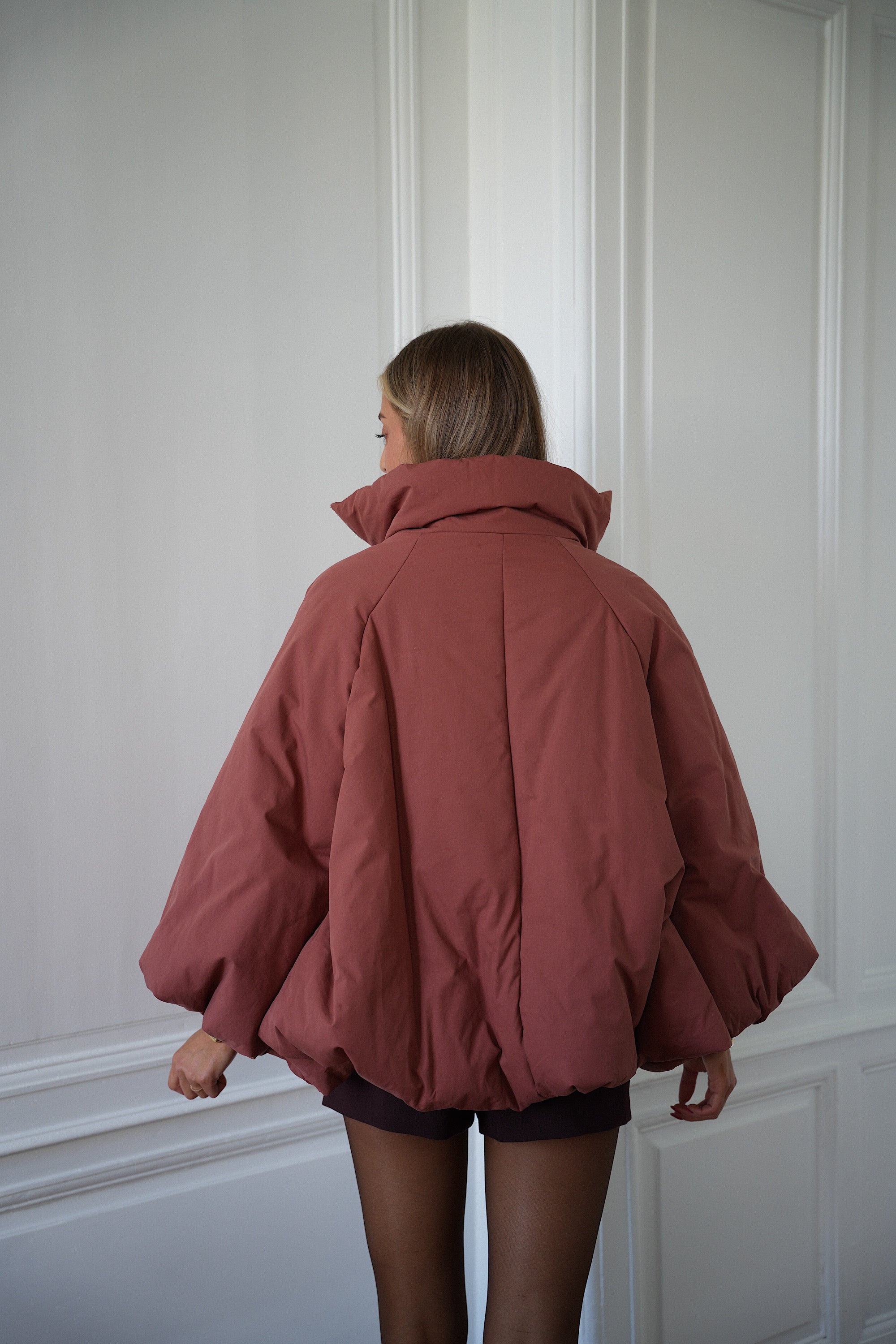 Montaine terracotta - Manteau oversize
