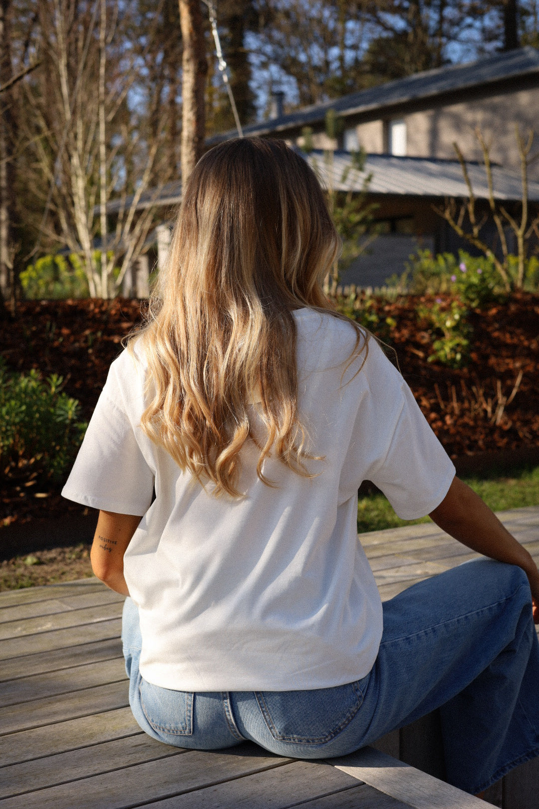 Félix blanc - T-shirt imprimé