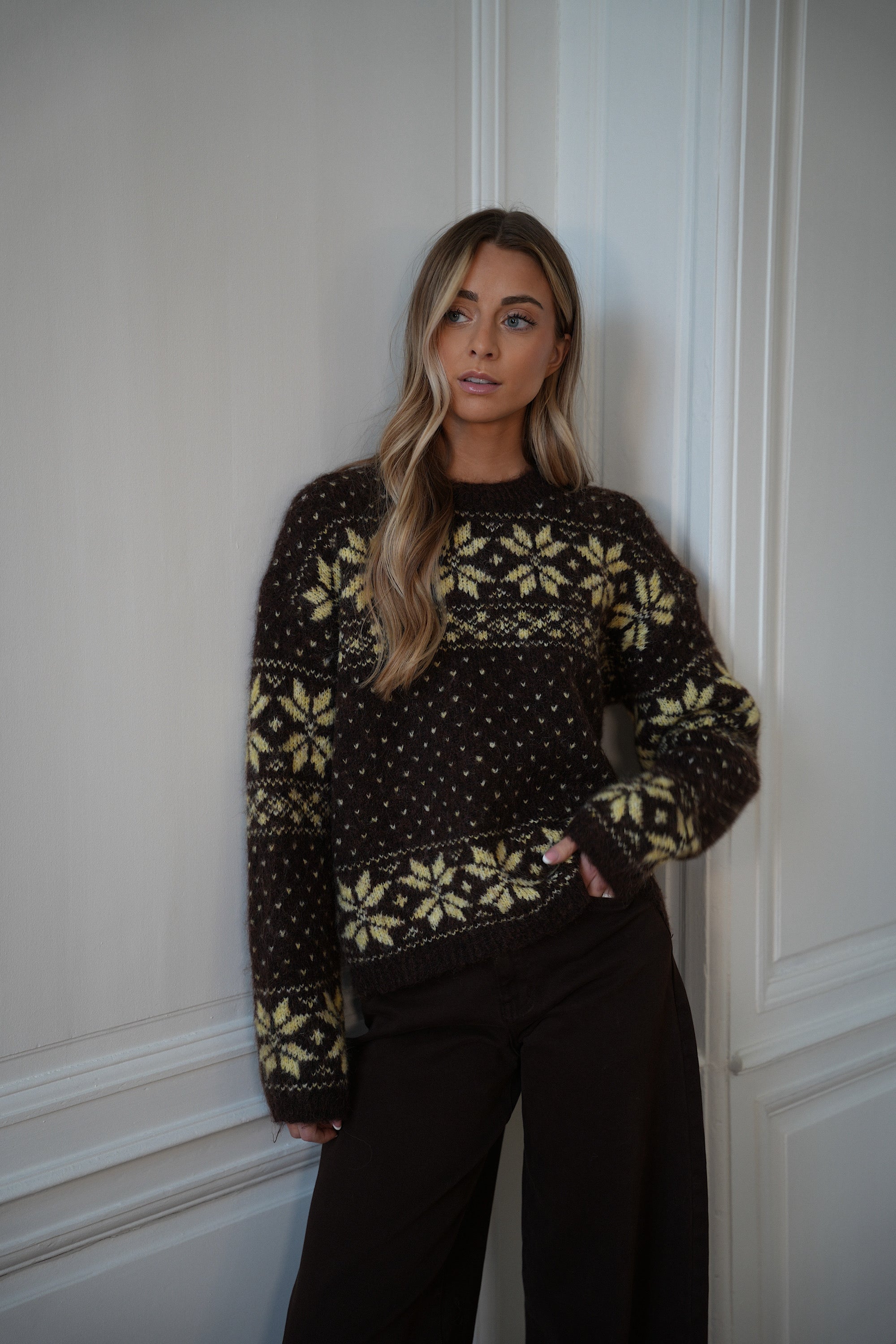 Teddy chocolat - Pull doux