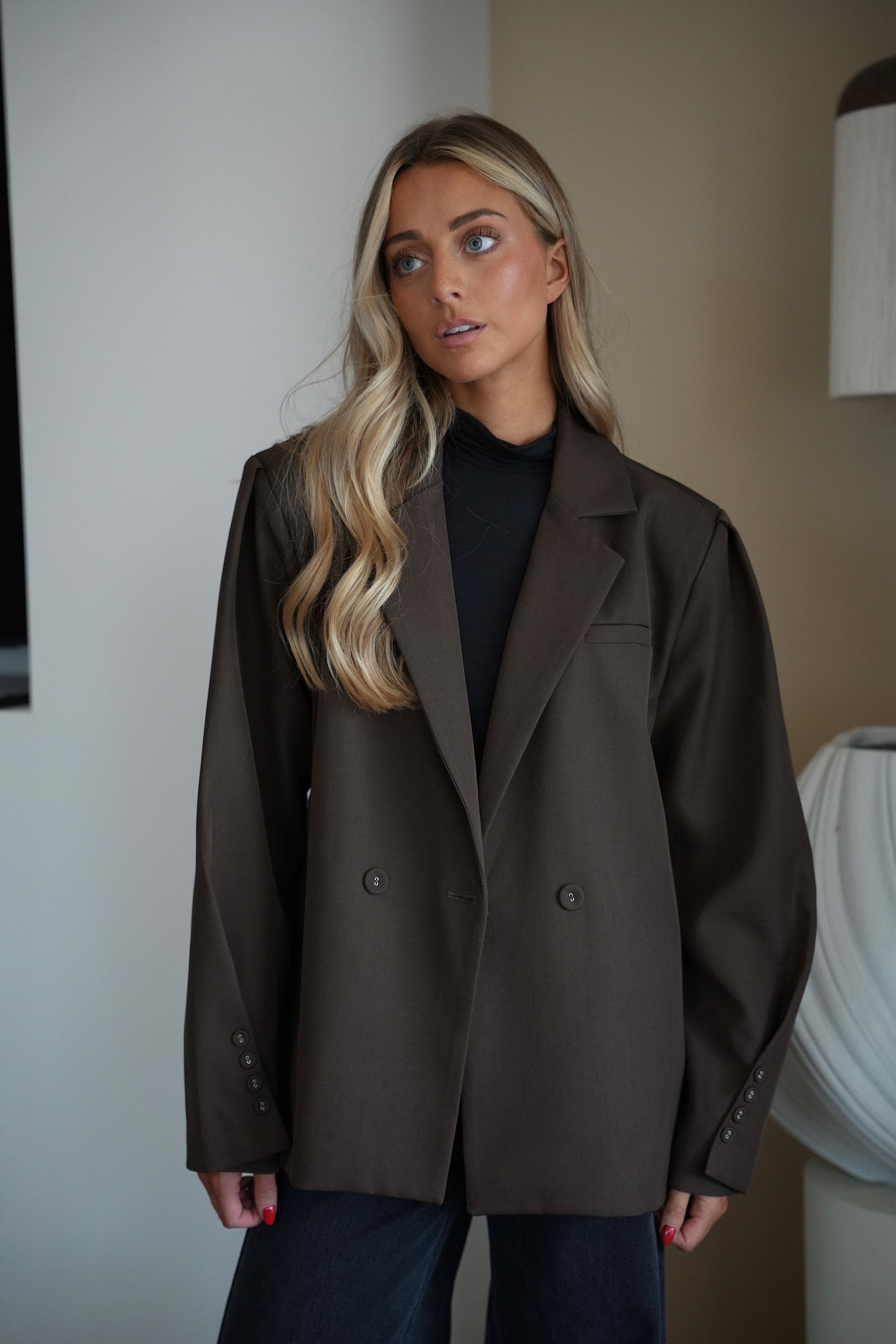 Dorothée chocolat - Veste blazer