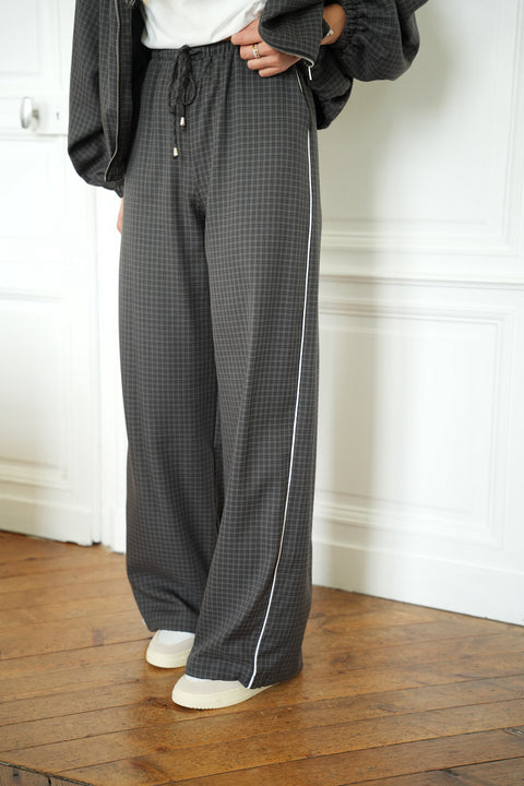 Kamilla marine - Pantalon droit