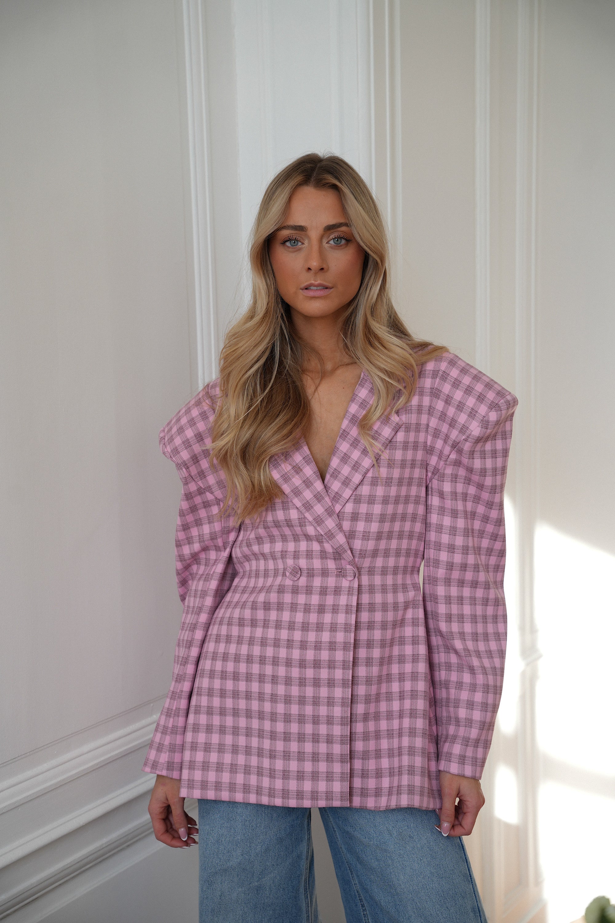 Anaelle rose - Veste blazer