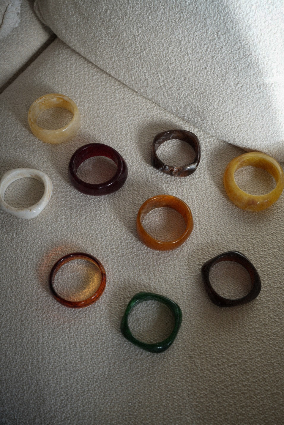 Elia crème - Jonc résine