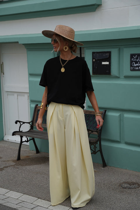 Chelsea jaune - Pantalon ample