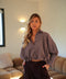 Joyce prune - Chemise ballon
