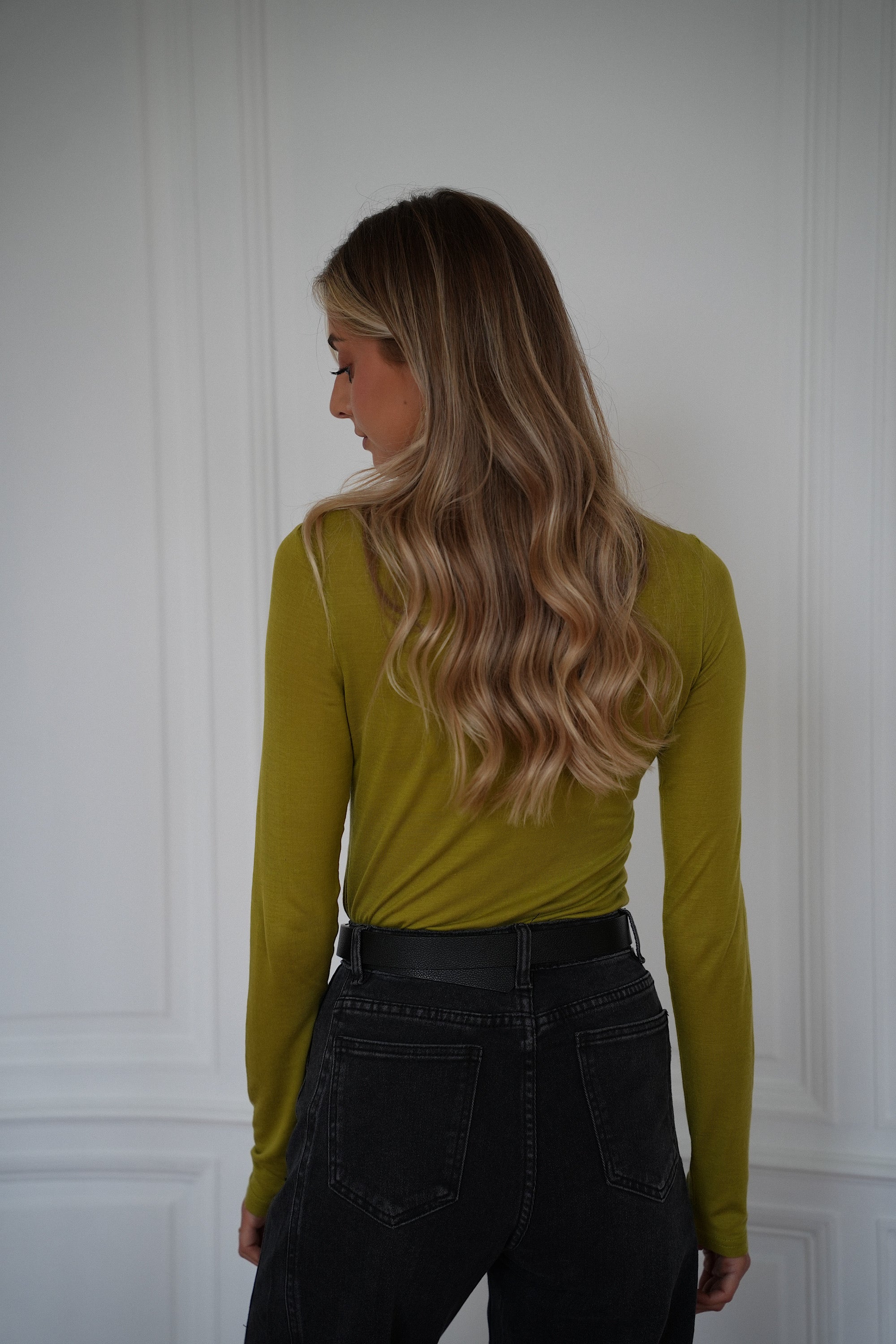 Susie olive - T-shirt manches longues