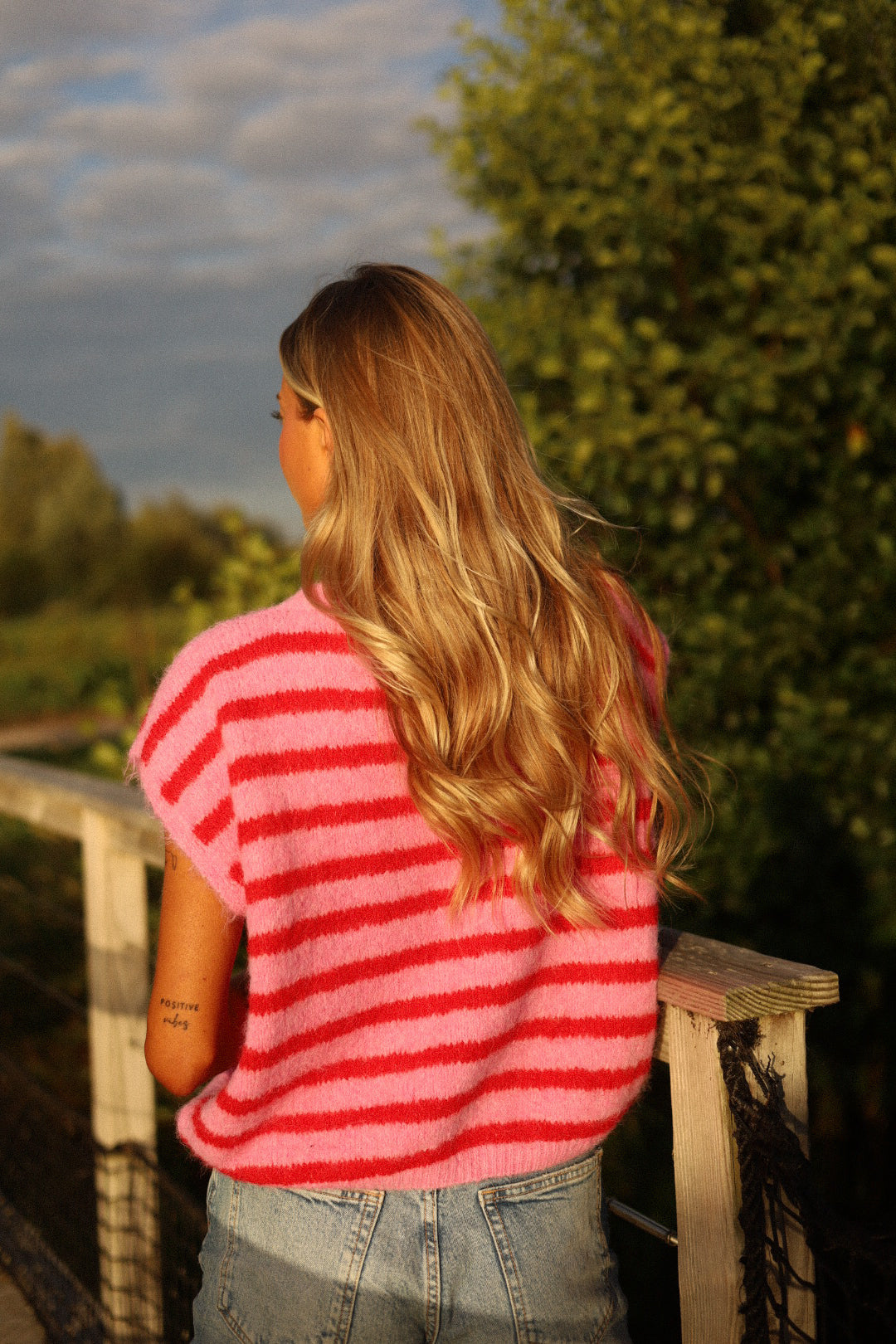 Julienne rose - Gilet sans manches