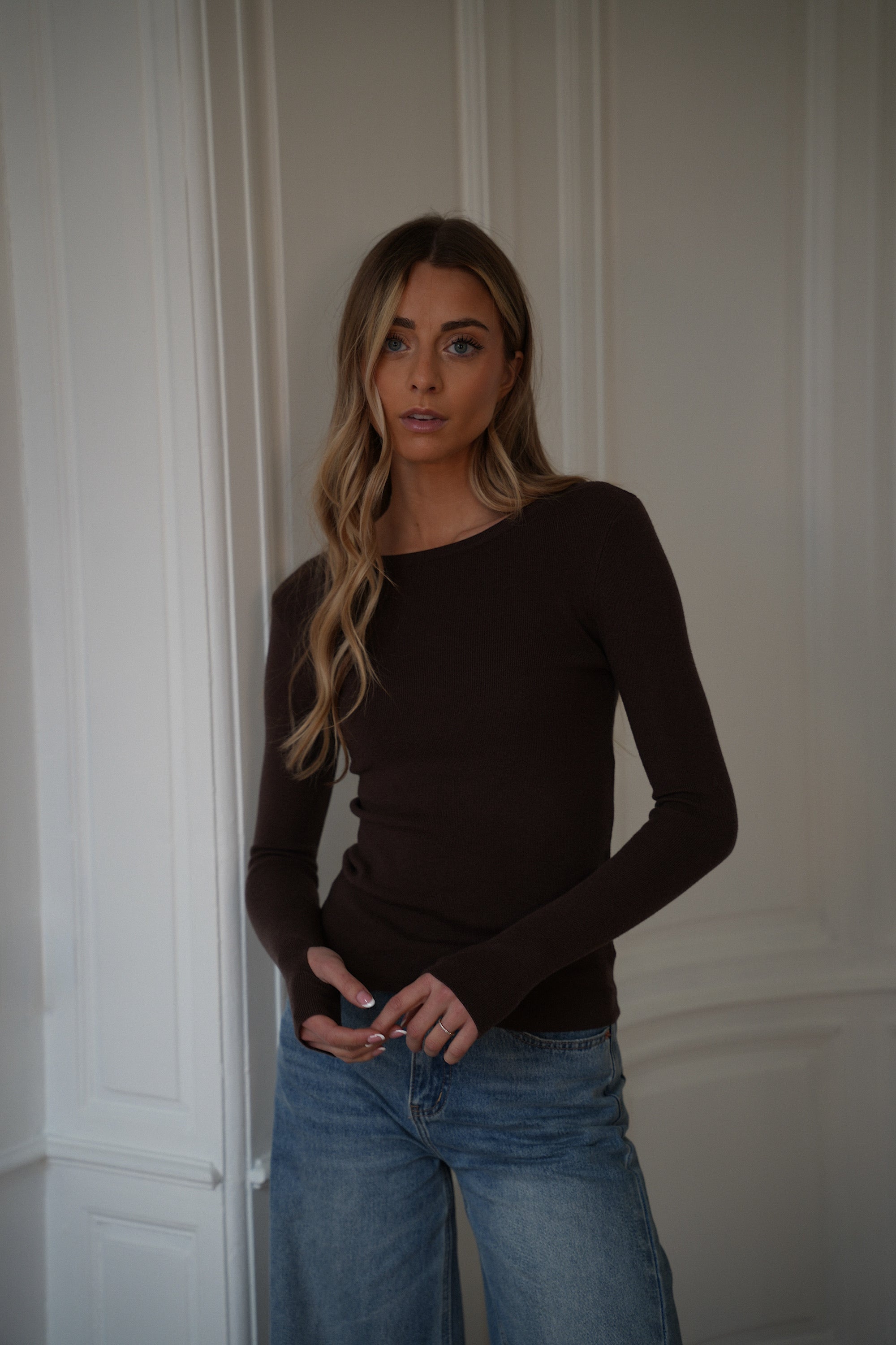 Markus chocolat - Pull fin