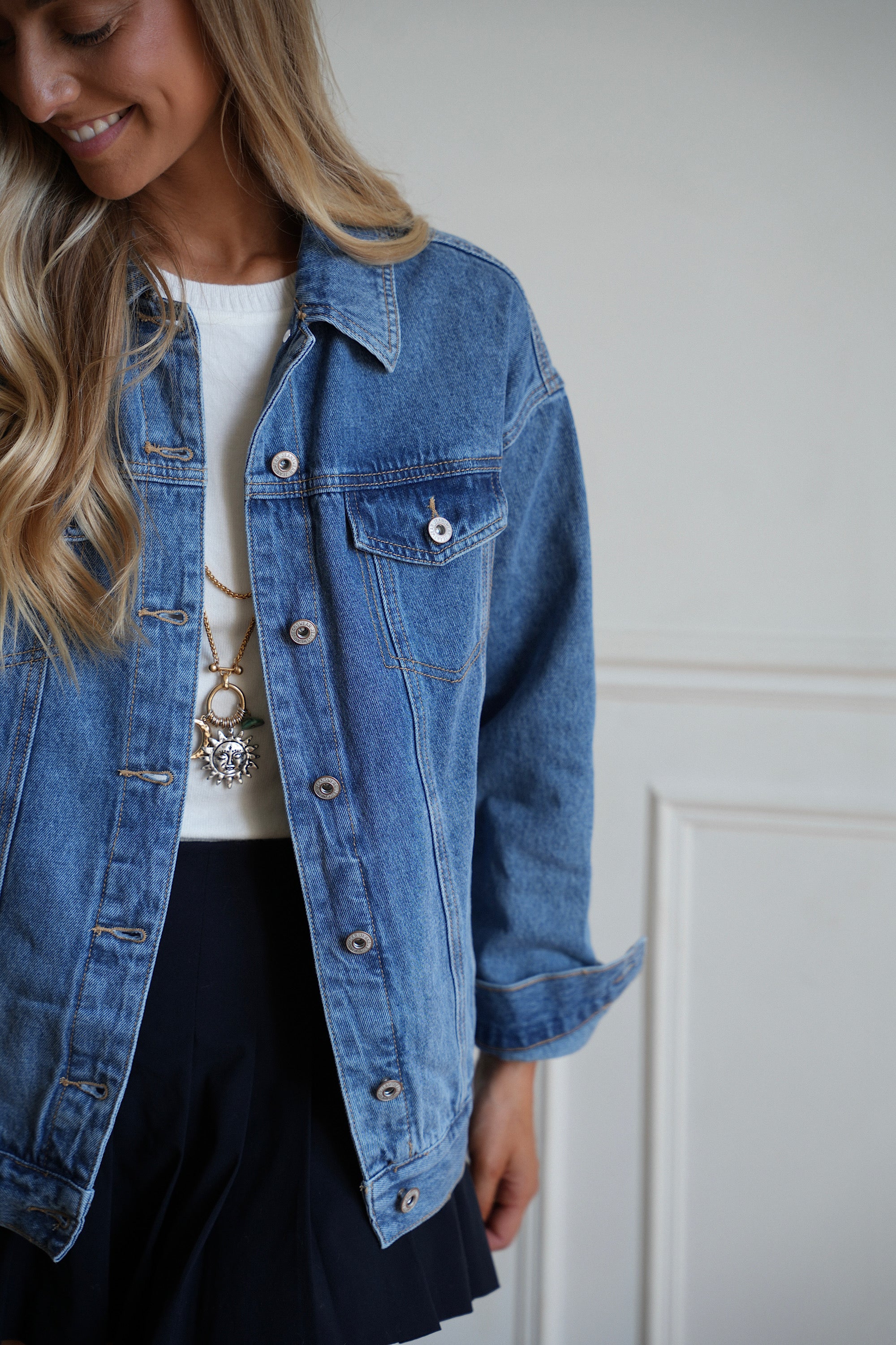 Monika bleue - Veste en jean