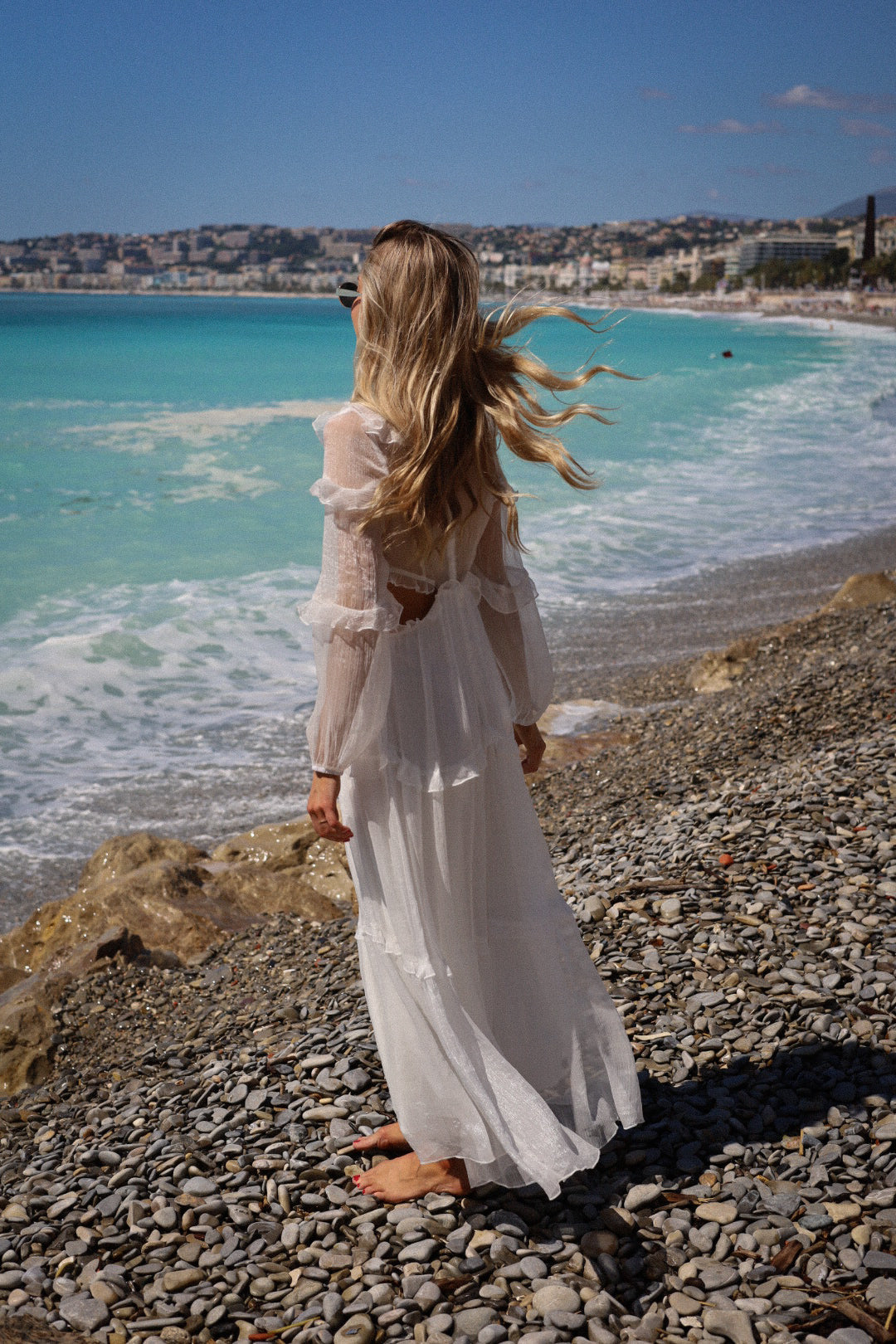 Lorie blanche - Robe longue