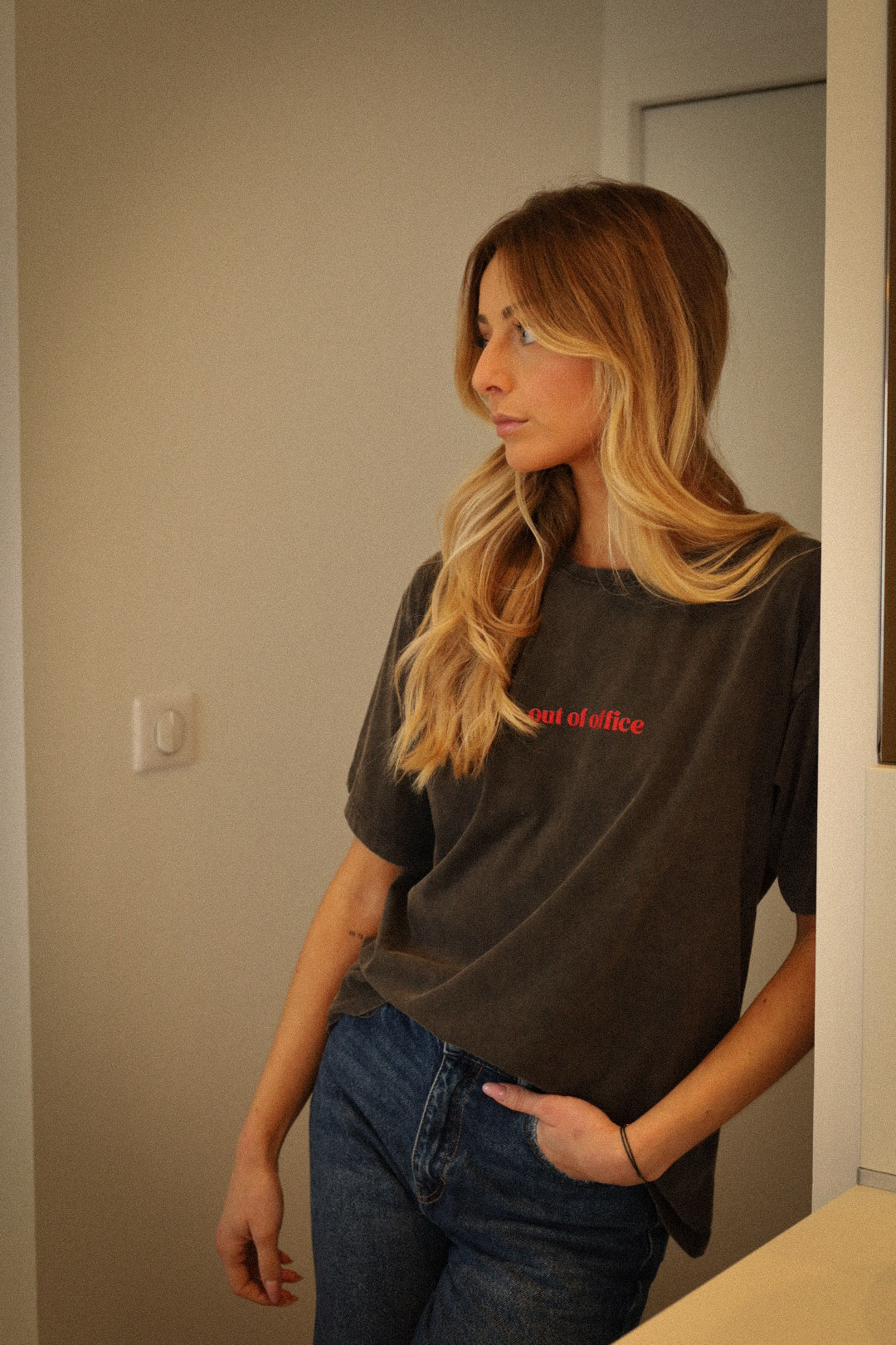 Alix noir - T-shirt imprimé