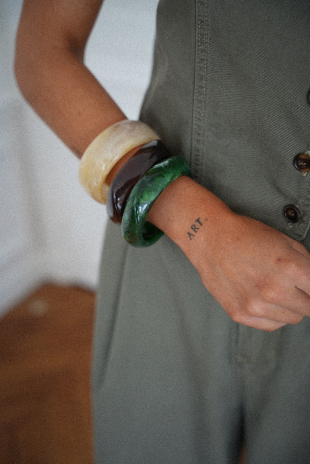 Erwan vert - Jonc résine