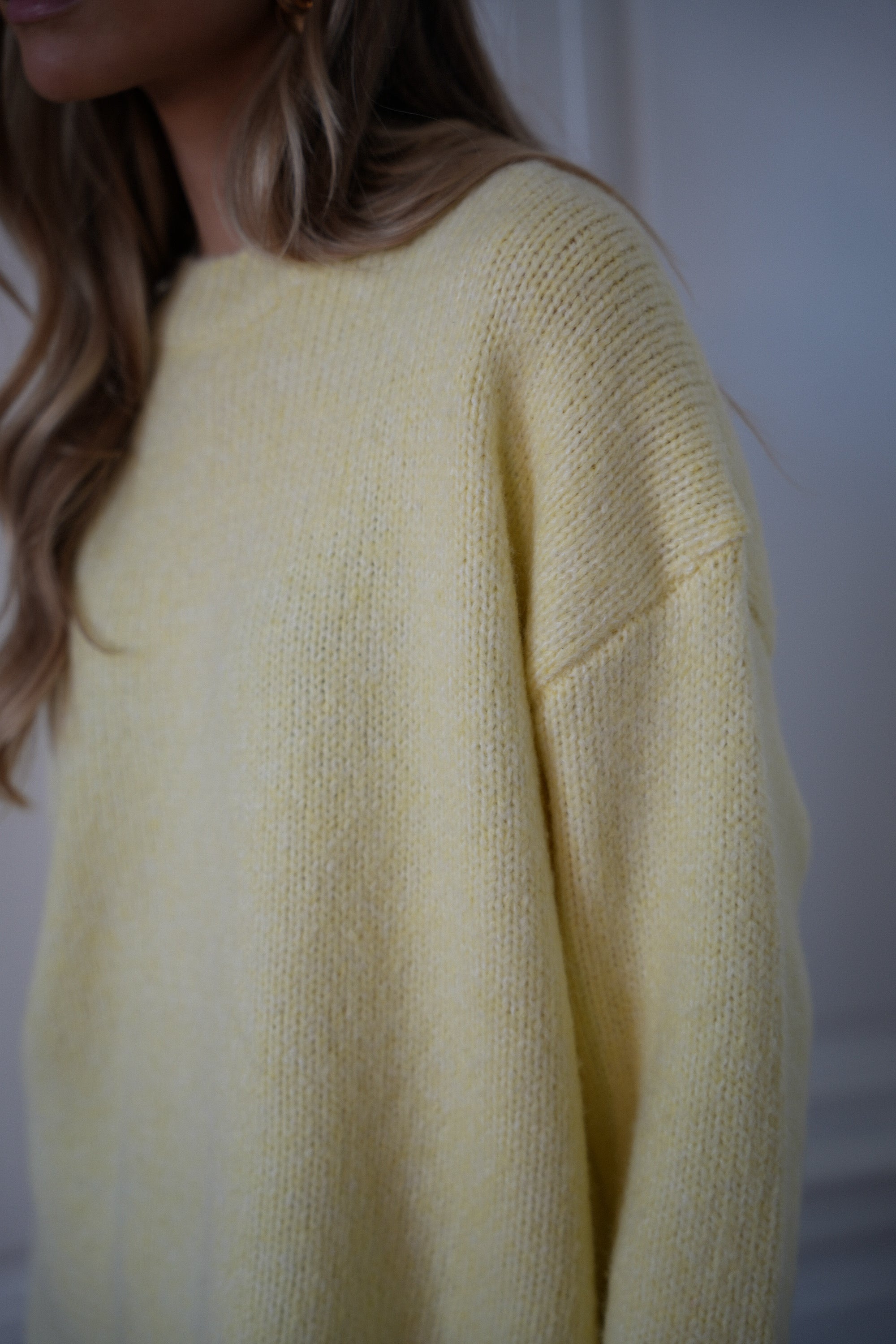 Jazz jaune - Pull ample