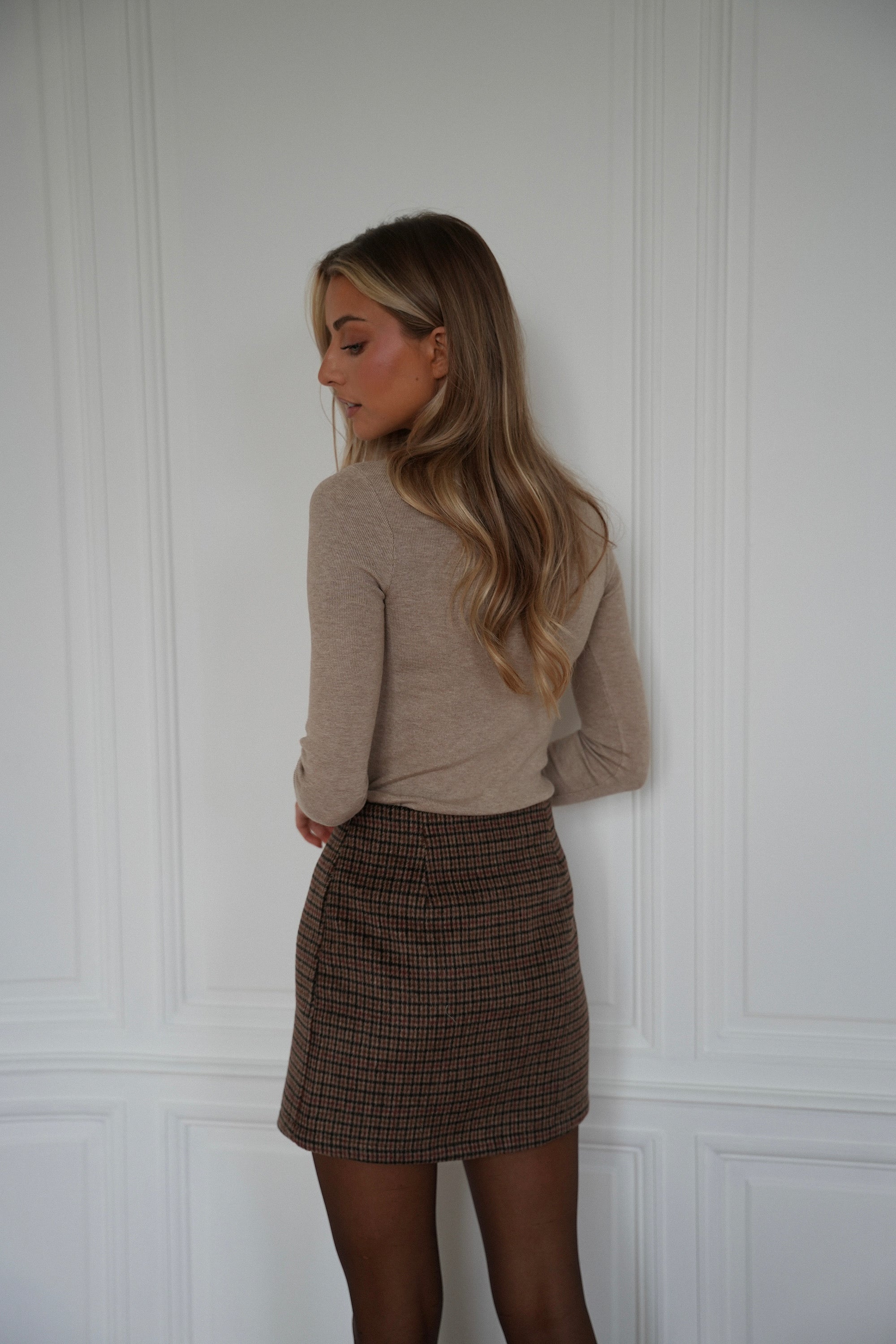 Markus beige - Pull fin