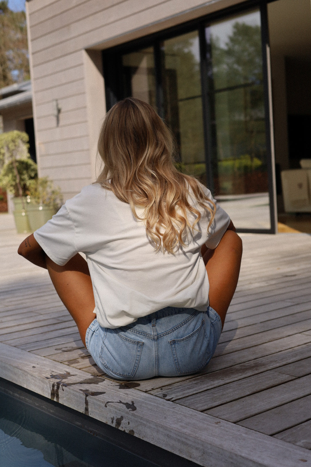 Dan blanc - T-shirt bananes