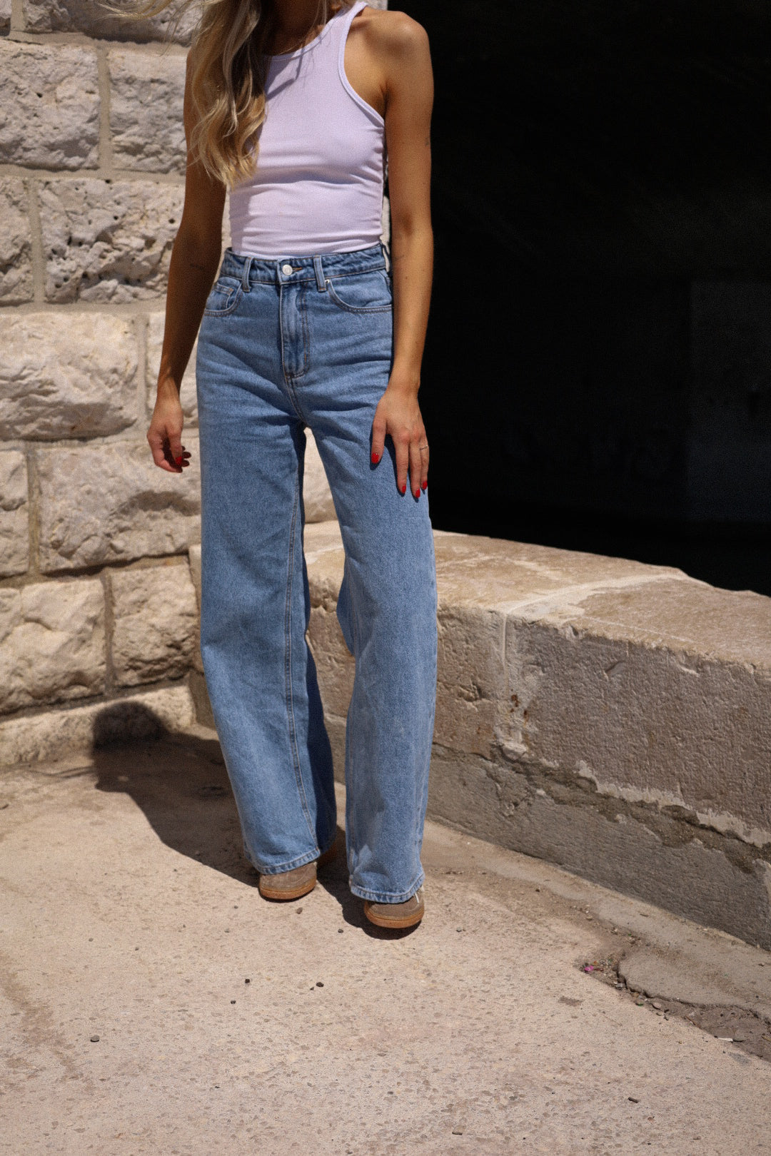 Meridie bleu - Jean droit