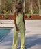 Maya jaune - Pantalon droit
