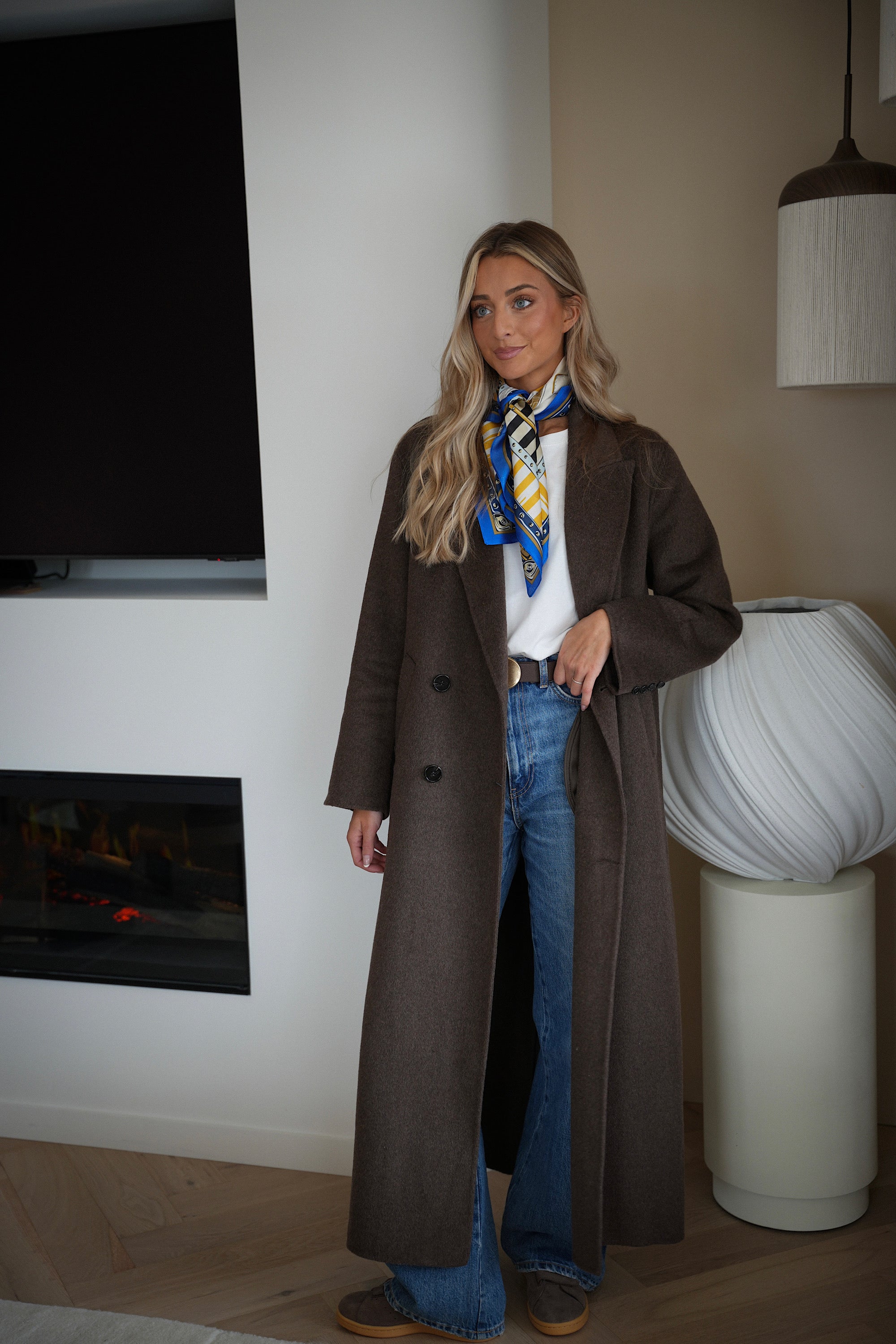 Isabel chocolat - Manteau long