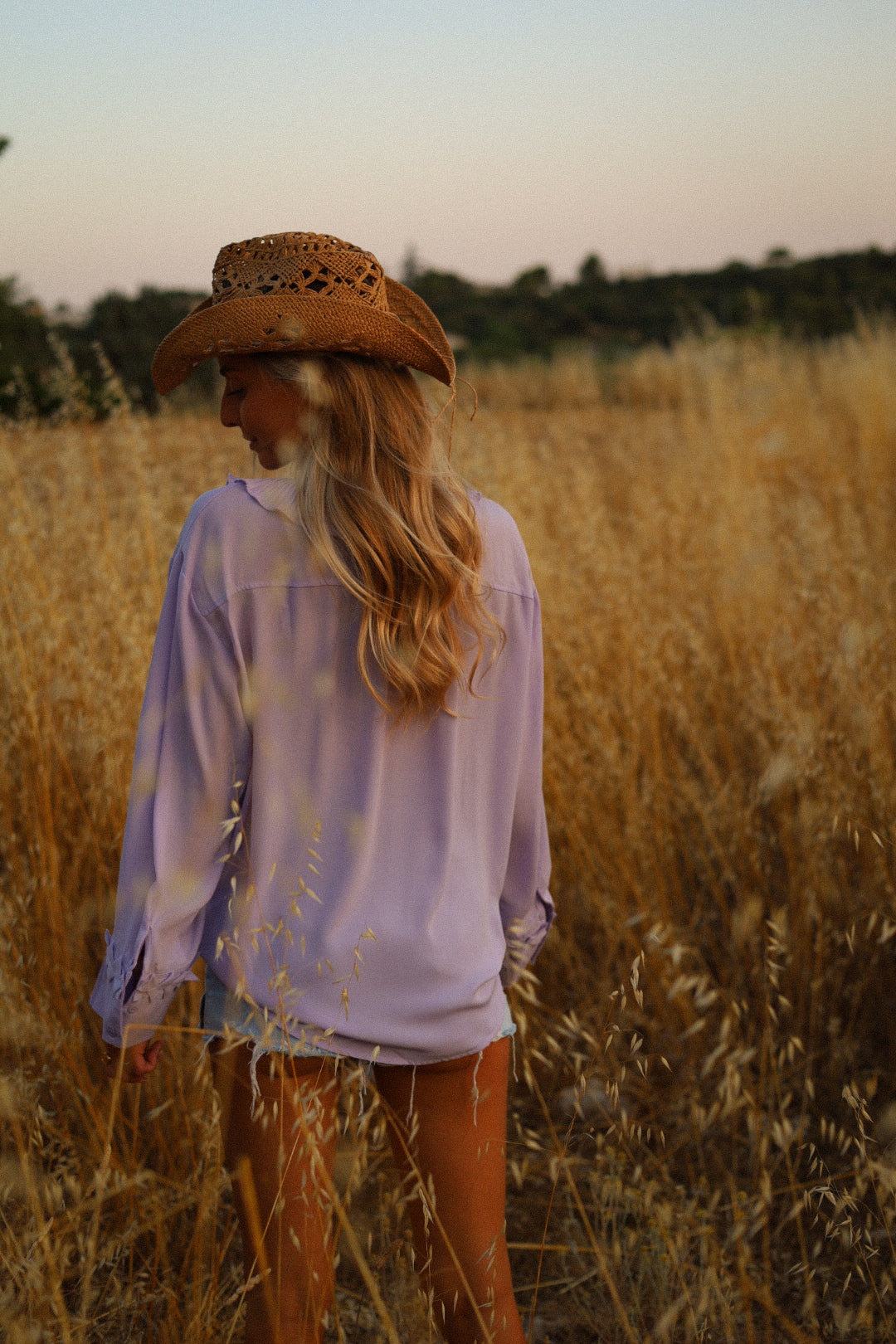 Bettany lila - Blouse ample