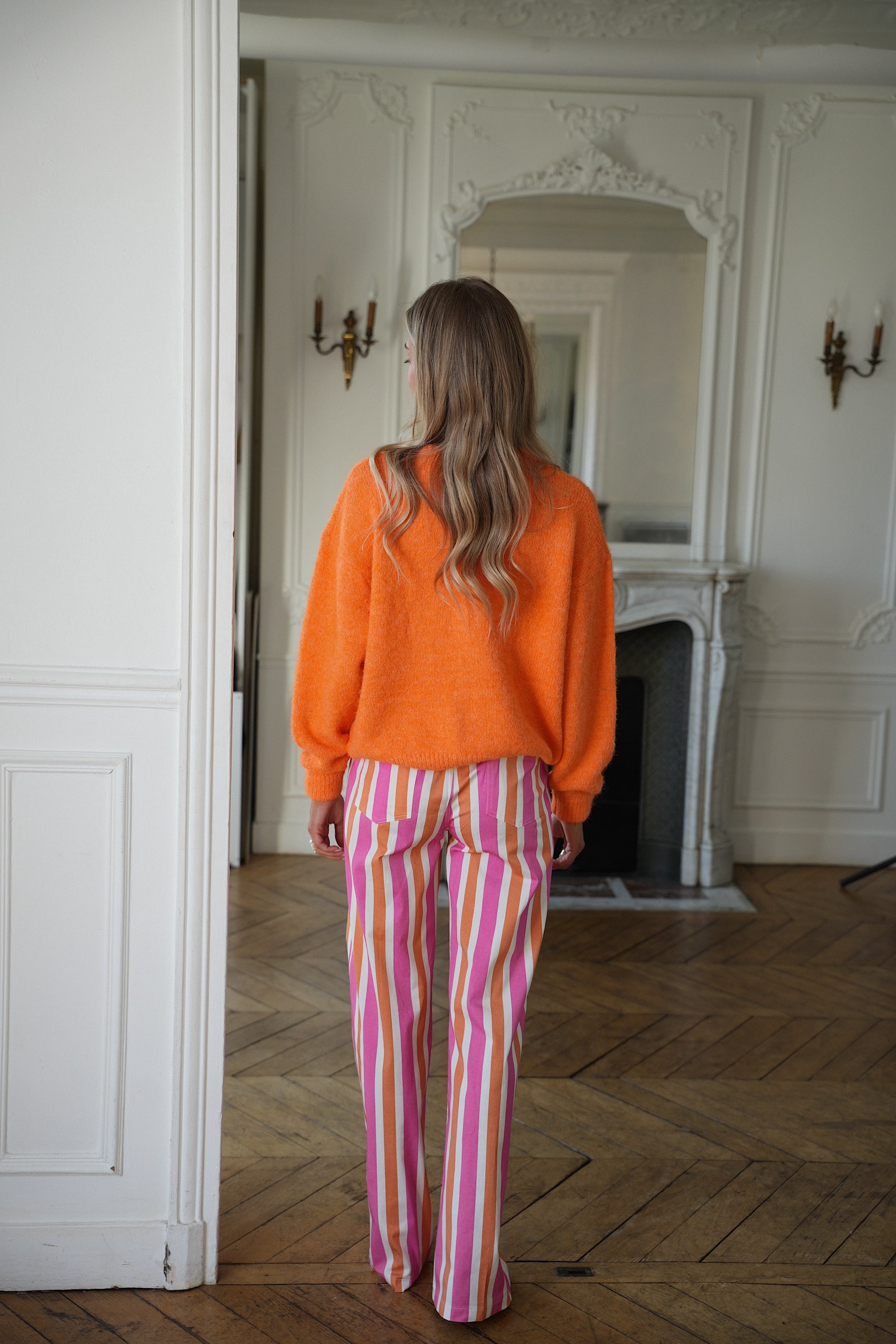Catrina orange - Gilet ample
