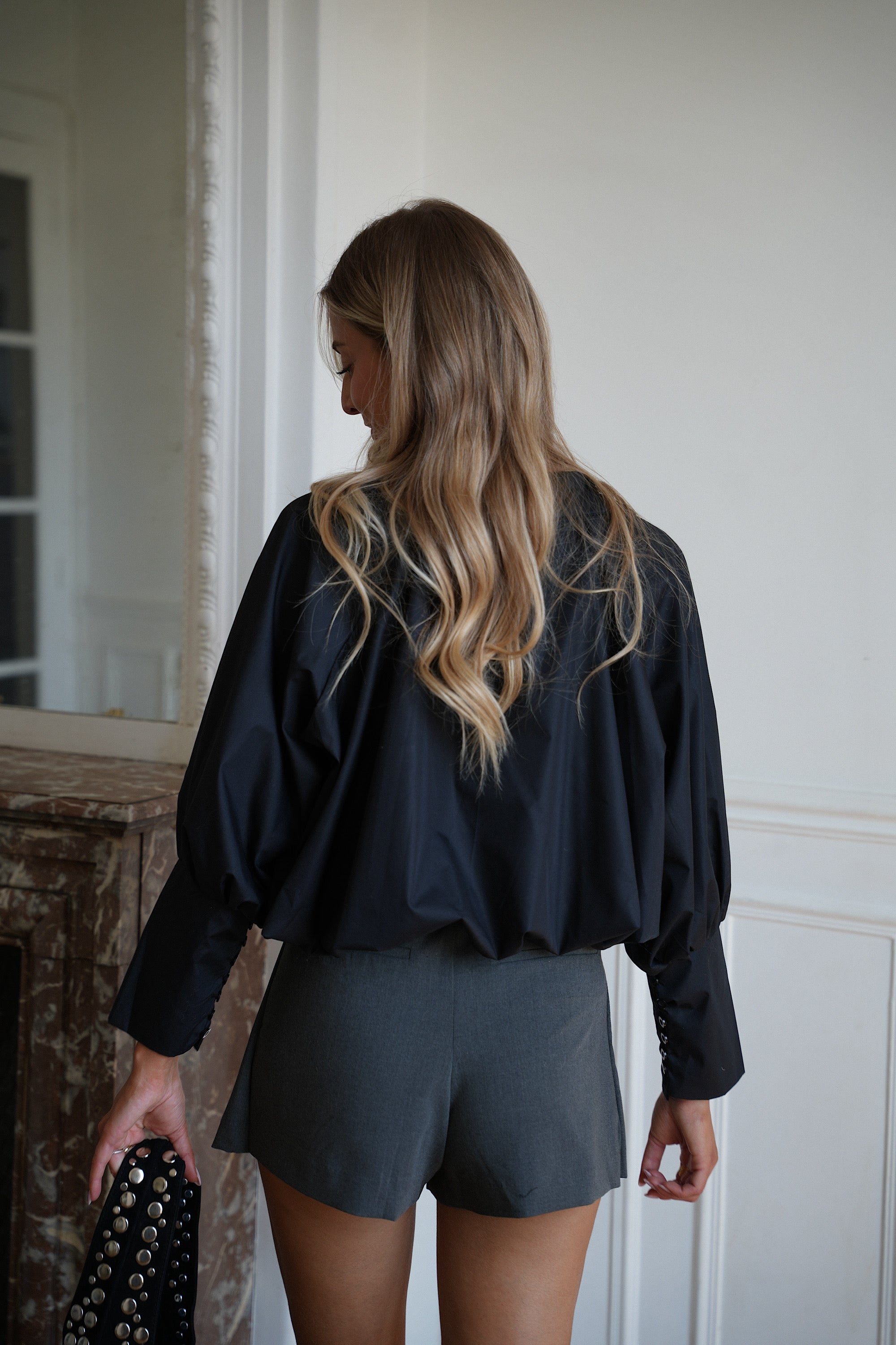 Alice noire - Blouse ballon