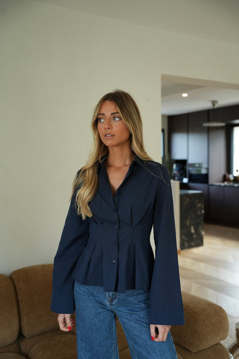 Dune marine - Chemise cintrée
