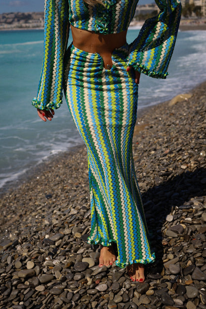 Sixtine vert - Ensemble crochet