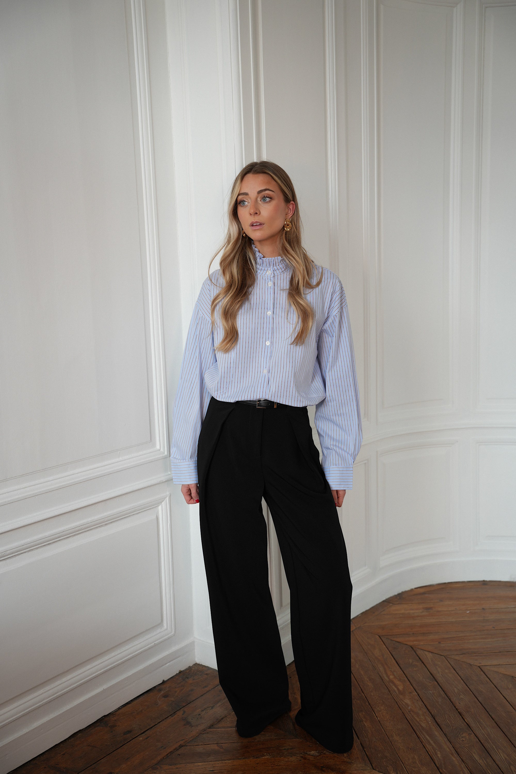 Sandro noir - Pantalon droit