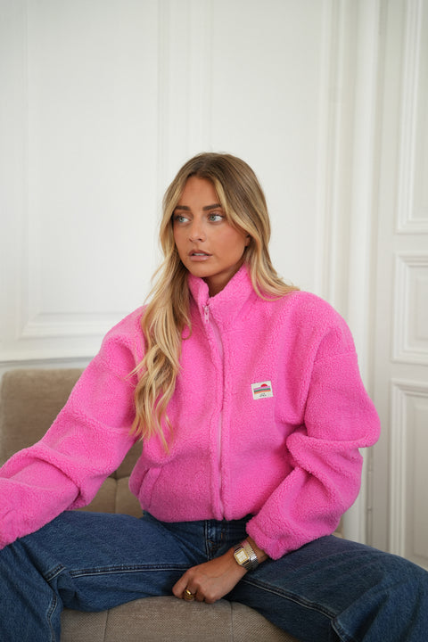 Sana rose - Veste polaire