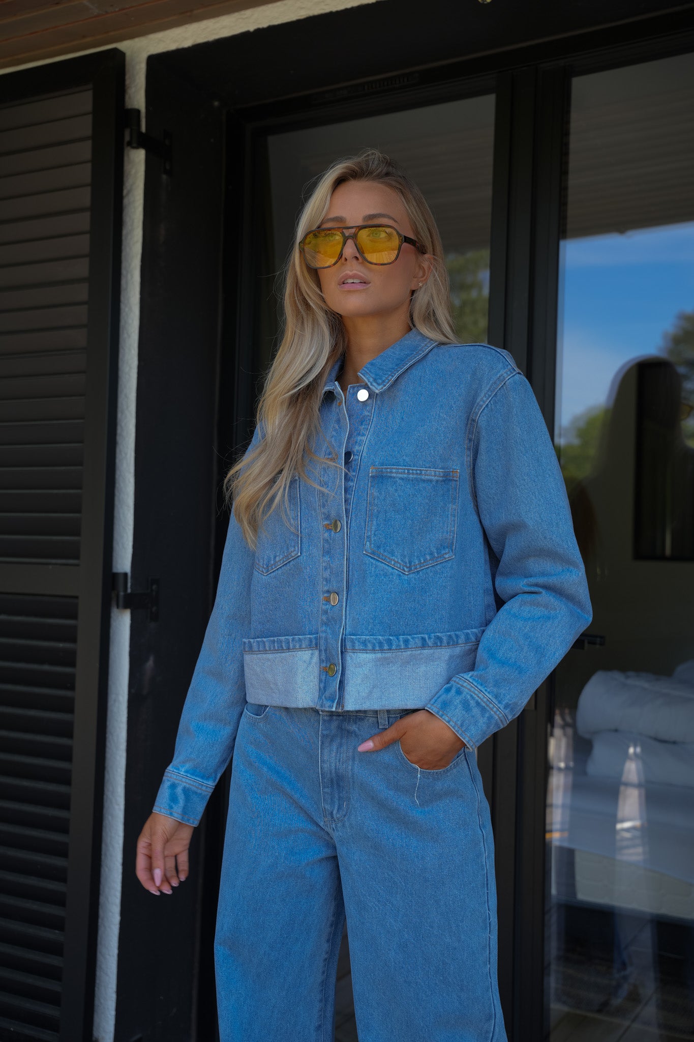 Claudy bleue - Veste jean
