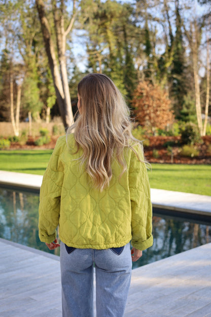 Victoria olive - Veste zippée
