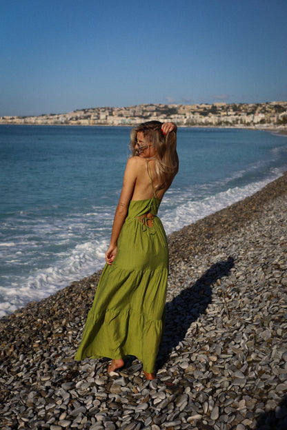 Norma verte - Robe longue