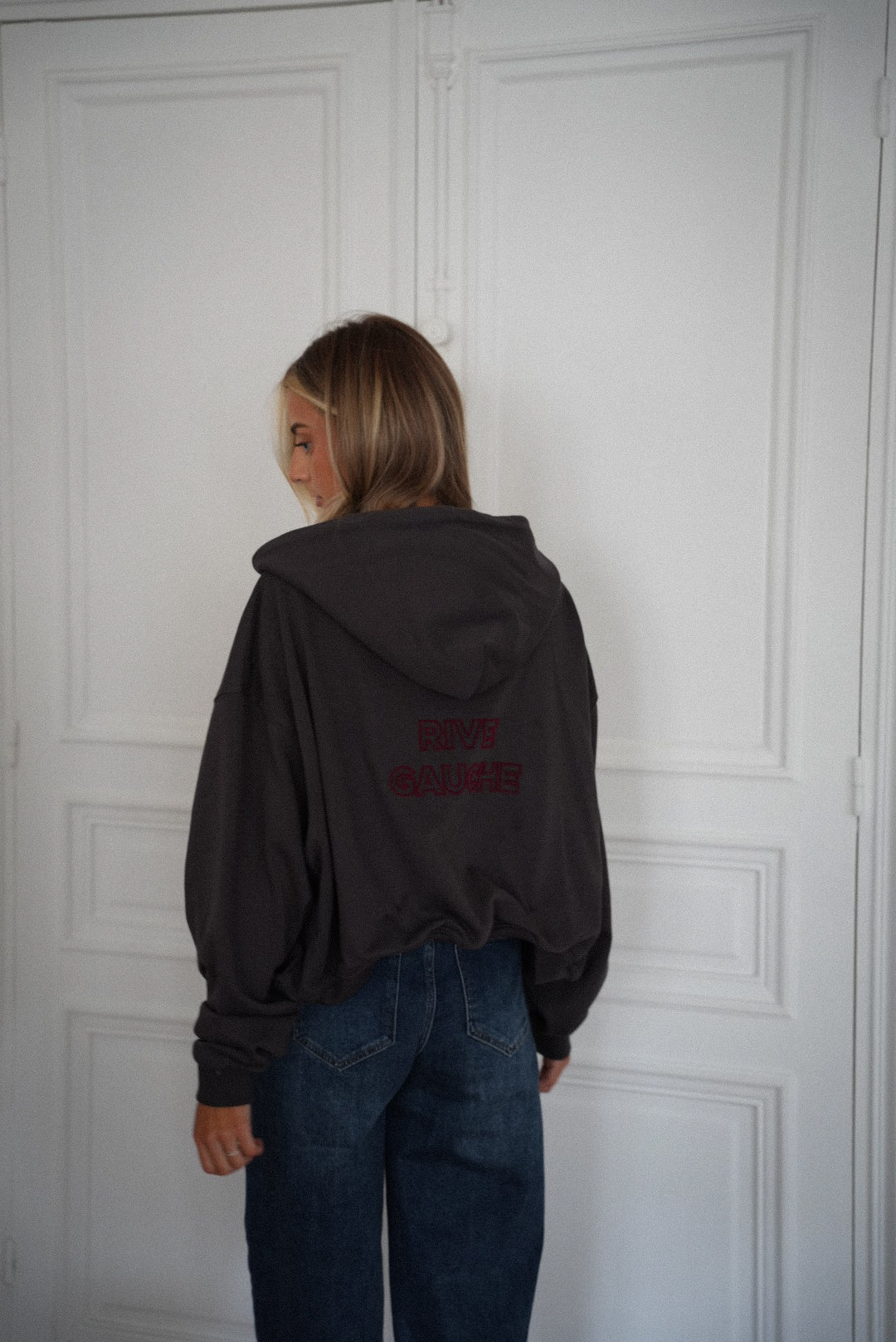Ronan taupe - Sweat-shirt zippé