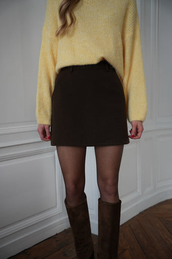 Georgia chocolat - Jupe-short