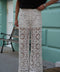 Rosie beige - Pantalon crochet