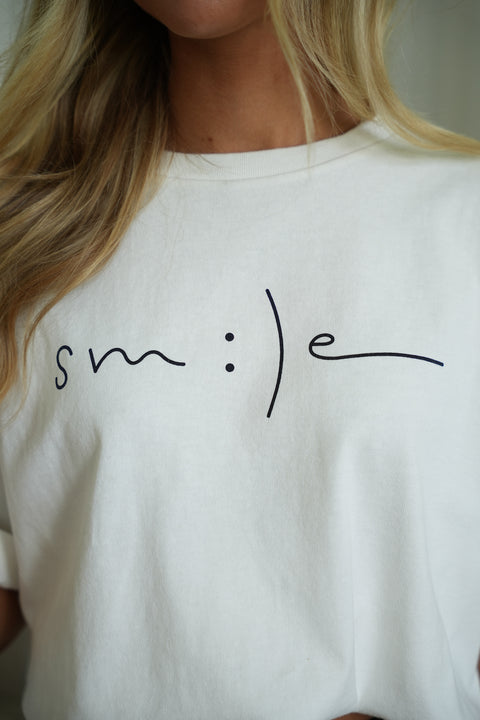 Livi blanc - T-shirt « Smile »