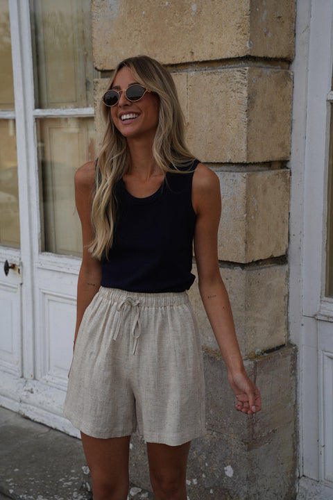Maya marine - Top sans manches