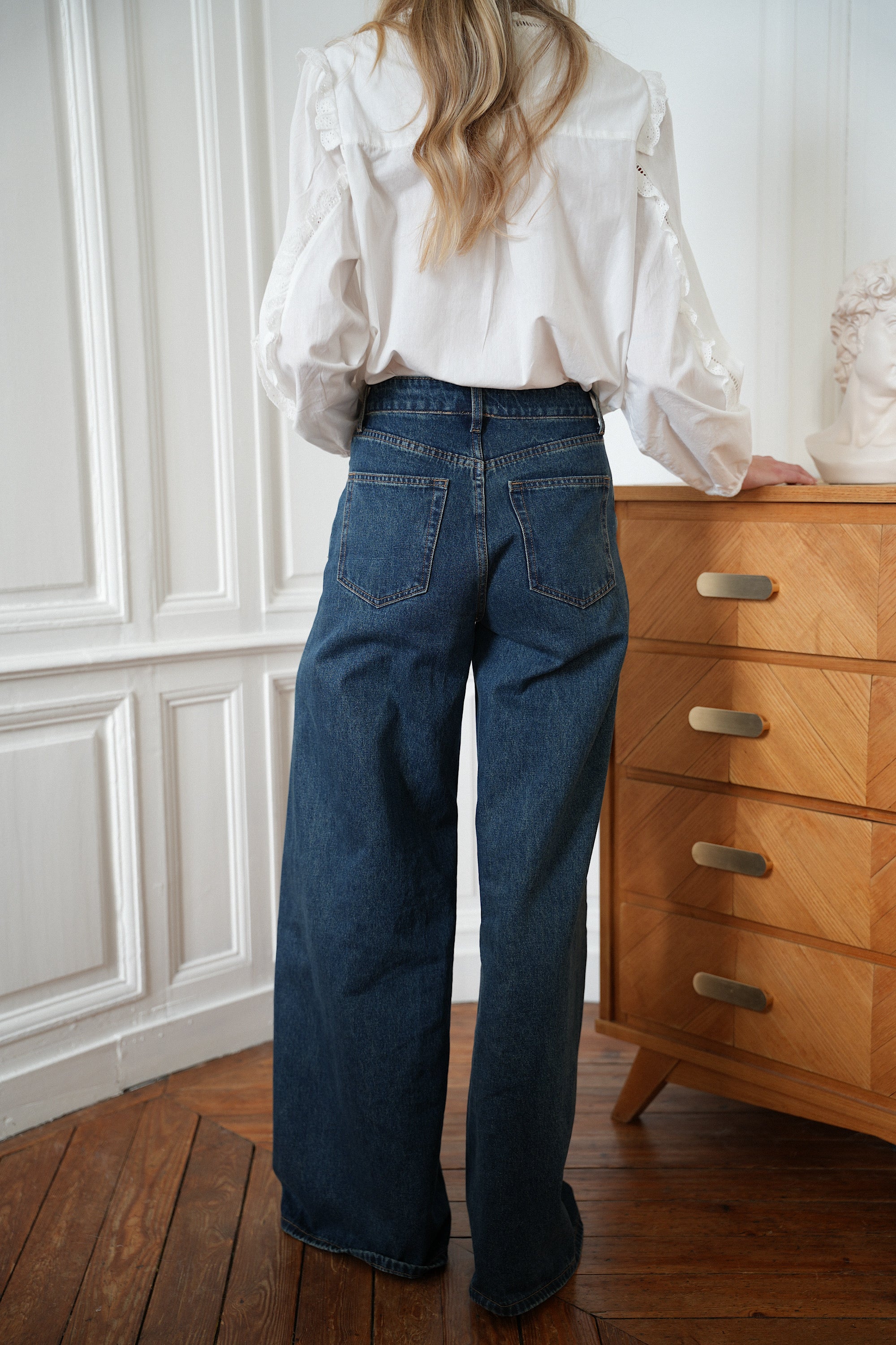 Josh bleu foncé - Jean évasé