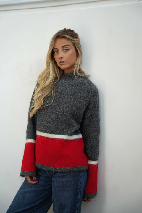 Tommy tricolore - Pull ample