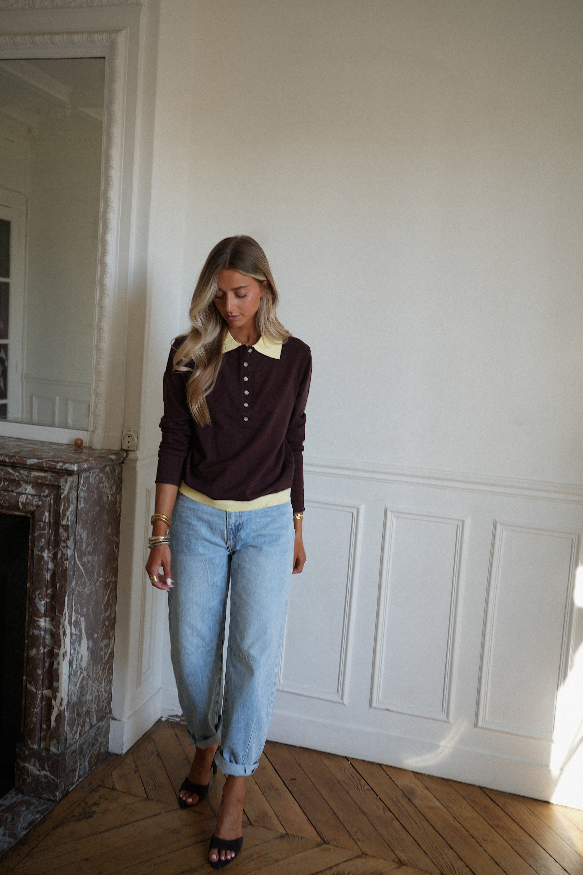 Théodore chocolat - Pull doux