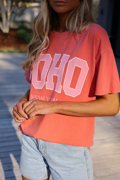 Soho orange - T-shirt ample
