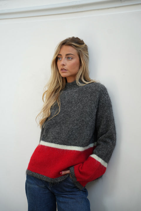 Tommy tricolore - Pull ample
