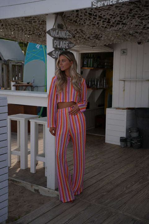 Samy coloré - Pantalon crochet