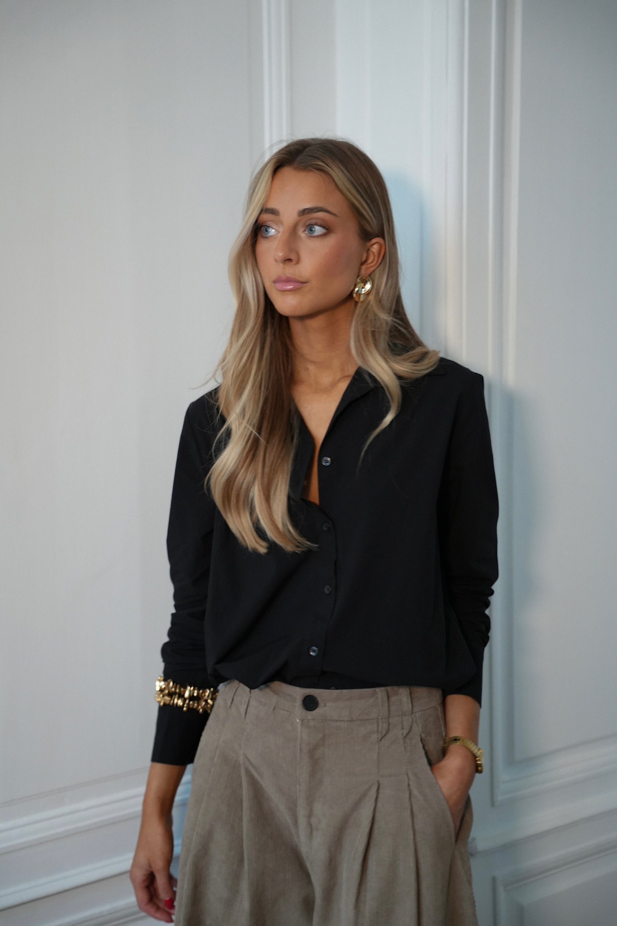 Nona noire - Chemise droite