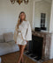 Marcy beige - Robe cache cœur